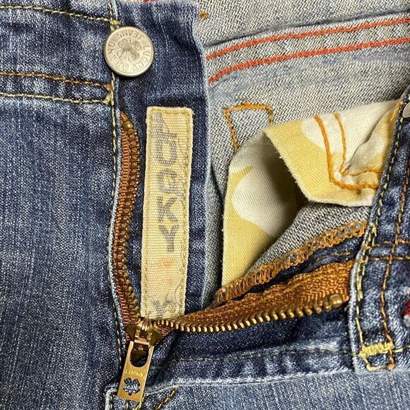 Lucky Brand Women’s Blue Flared Vintage Y2K Wonder Jean Sz 6/28 - Picture 11 of 15